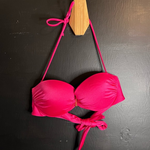 Victoria’s Secret Bright Pink Swimsuit Top - 34B - Picture 3 of 5